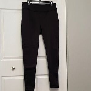 FILA SPORT Black Thick & Warm Sweatpants Joggers with Zip Pocket Large